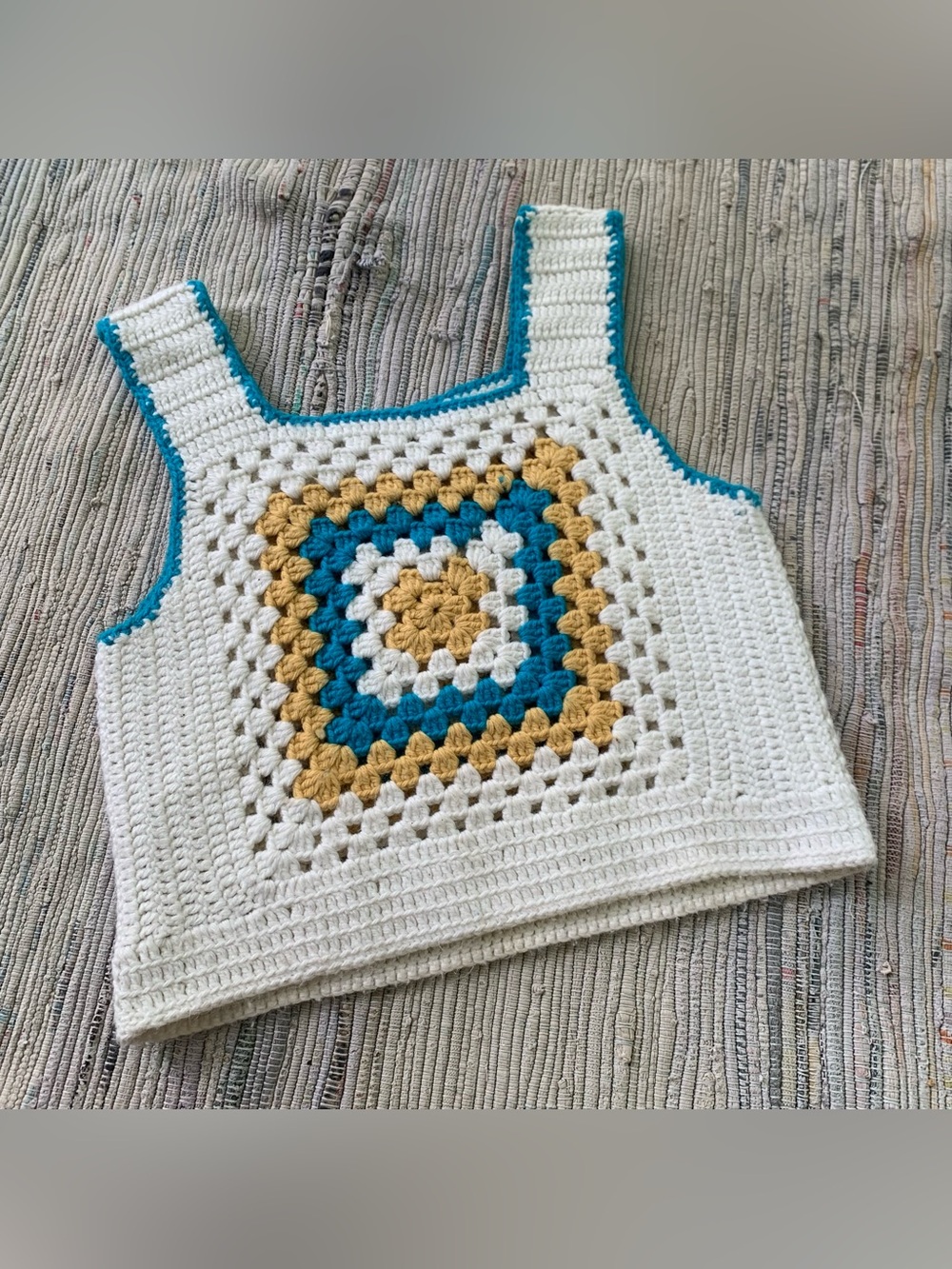 Handmade crochet vest Xs